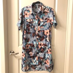Hawaiian Pattern Dress